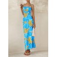 thumbnail image 4 of Vestido largo PRETTYGARDEN para mujer, ajustado con estampado floral, verano 2025, 4 of 9
