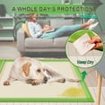 thumbnail image 6 of Gardner Pet Pee Pads for Dogs - 28 x 34 inchs - 30 Count -  ECO - Super Absorbent - Full Edge Wrapping Pad, 6 of 8
