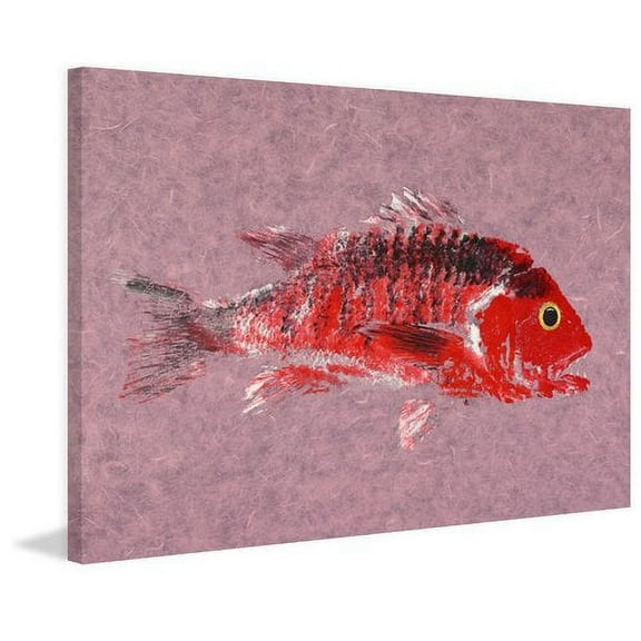 Marmont Hill "Snapper" by Warren Sellers Painting Print on Wrapped Canvas
