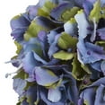 thumbnail image 2 of Nearly Natural Blooming Hydrangea Artificial Flowers with Vase, Blue, 2 of 5