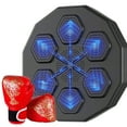 thumbnail image 4 of Music Boxing Machine, Family Boxing Training Game, Smart Fun Boxing Training Target, Wall Bluetooth Mounted Punching Pad Bag with Children's Gloves, 4 of 11