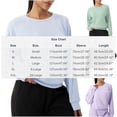 thumbnail image 2 of Craaazy Casual Womens Waffle Knit Sweatshirt Crew Neck Raglan Sleeve Loose Fit Top for Sports and Daily Wear Gifts, 2 of 6