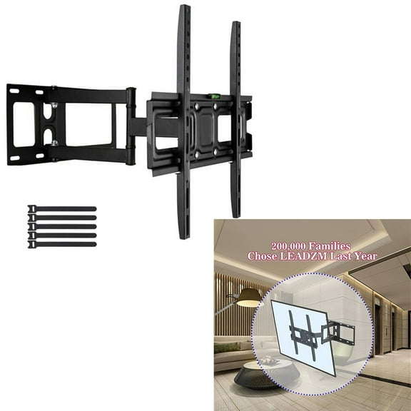 TV Wall Mounts TV Bracket with Articulating Arms for Most 32-60 Inches LED, LCD TV, TV Mount up to VESA 400x400mm and 77 lbs, Monitor Mount with Tilt and Swivel