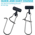 thumbnail image 4 of XUCP-Fishing Sinker Slide with Hooked Snaps Catfishing Rig Heavy Duty Fishing Finder Weight Sinker Slides Stainless Steel Duo Lock Line Connector for Fishing Tackle Box, 4 of 4