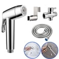 thumbnail image 1 of Meiiso Clearance Sales Today Deals Prime! Dual Function Toilet Spray Gun Set, Toilet Cloth Shower Multifunctional Bidet Handheld Sprayer Shataf Sprayer Bathroom Supplies, Bathroom Products, 1 of 9