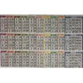 thumbnail image 1 of Cartones de bingo de papel The Ticket Gurus, 3 cartones, 10 hojas, 1 of 1