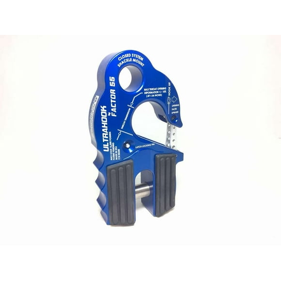 Factor 55 Winch Clevis Hook 00250-02 Ultra Hook; For Up To 3/8 Inch Diameter Rope Or Cable; With Shackle Pin Mounting Hole For 3/4 Inch Pin; With 5/8 Inch Diameter Double Sheer Pin