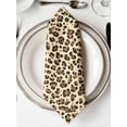 thumbnail image 2 of Cloth Napkins Set of 6 - 20x20 Inches, Leopard Washable Reusable Table Napkins, Rustic Brown Animals Art Modern Soft & Absortbent Dining Napkin for Party Wedding Hotel Restaurant, 2 of 8