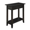 thumbnail image 1 of Convenience Concepts American Heritage Table d'Appoint à Dessus Rabattable, Fini Bois Noir, 1 of 5