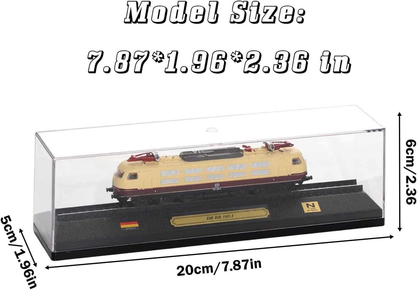 Non Operational Decorative Collectible Train Model n Scale Train Set Germany DB BR 103.1