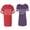 Men Red / Women Purple, variant on Nothing Sense Makes When A Part Matching Couple Cotton Jerseys (Men Red / Women Black) (Men S / Women S)