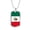 Military Chain (Gold), variant on Mexico Flag Dog Tag Necklace Stainless Steel 24" Chain Silver Tone or Gold Tone