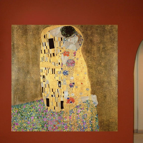 Wallhogs Klimt The Kiss (1907) Wall Mural