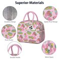 thumbnail image 4 of Lunch Bag Lunch Box for Women Reusable Insulated Lunch Bags,Water-Resistant Sandwich Pattern Vector Cooler Lunch Tote Bag, Large Capacity for Work Travel Picnic, 4 of 6