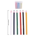 thumbnail image 2 of 1 Set Chalks DIY Chalks Colorful Markers Sewing Fabric Chalk Professional Chalk Sewing Cutting Tool (Assorted Color, 10pcs Chalks Plate + 6pcs Chalks Pen), 2 of 5