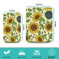 thumbnail image 5 of 2 Pack Washable Rubber Sunflower Cute Floral Dish Drying Mats for Kitchen Counter Home Large Coffee Bar Pad Accessories and Decor for Utensils Stemware (2pcs 18''x24''+19.5''x12''), 5 of 6