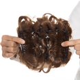 thumbnail image 2 of Pince à Cheveux Scrunchy Updo Peignes dans l'Extension de Cheveux Bun Beignet Cheveux Chignons, 2 of 6