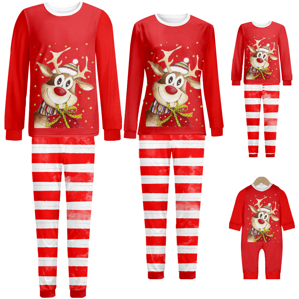 Holiday Family Matching Christmas Pajamas Christmas Print BabyKids