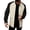 Khaki, variant on Men's Waffle Jacket Color Block Zipper Cardigan Jacket Turtleneck Raglan Sleeve Sweatshirt Lightweight Soft Sports Coat,Black M