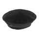 thumbnail image 5 of Sombrero cálido de lana para mujer, sombrero de invierno, artista suave y transpirable Negro Hugo Boina de lana para mujer hombre, 5 of 10