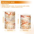 thumbnail image 6 of Yayeee Flameless Candles with Remote Flickering Battery Operated Multi Color Changing, Orange Starfish, 6 of 7