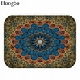 thumbnail image 4 of Hongbo Bohemia Flower Welcome Floor Mats Mandala Geometric Pattern Bathroom Kitchen Carpet Floral Rug Doormat, 4 of 6