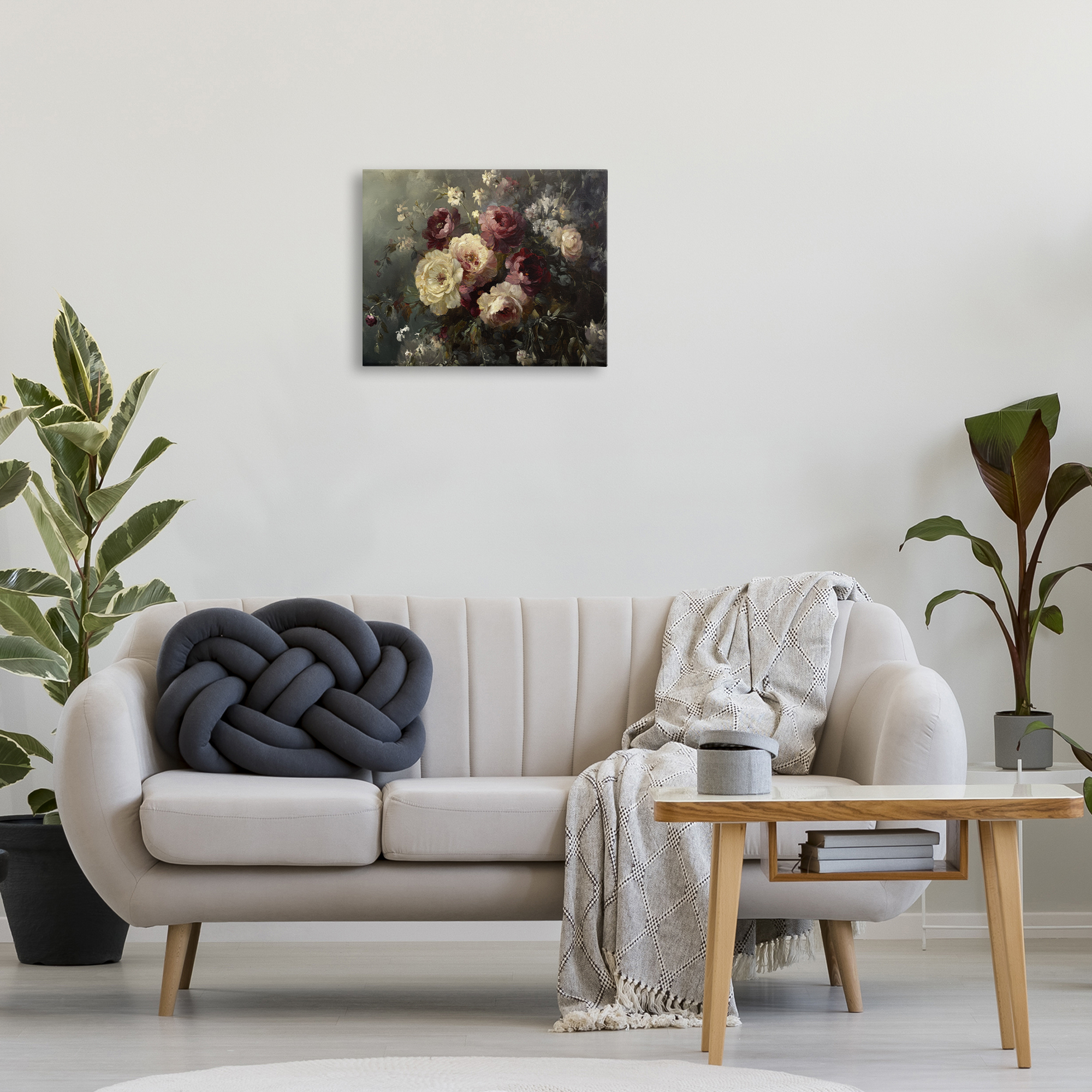 Stupell Industries Floral Decadence Bouquet Plants & Flowers Painting Wrapped Canvas Art Print Wall Art, 20 x 16