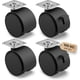 thumbnail image 1 of Juego de 4 ruedas para muebles de 1,5 - Ruedas de transporte con freno, máx. 25 kg por rueda - Ruedas giratorias para muebles de interior JM, 1 of 5