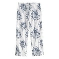 thumbnail image 5 of Women's La Cera 1487-2 100% Cotton Woven Sleeveless Printed Pajama Set (Lrg. White/Blue Floral M), 5 of 5