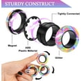 thumbnail image 3 of 9Pcs Magnet Rings Fidget Toy Set, ADHD Fidget Toys for Adult, Magnets Fidget Spinner Rings for Anxiety Relief, Christmas Stocking Stuffers Gifts for Teen Boy Adults, 3 of 7
