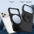 thumbnail image 4 of For iPhone 18 Pro Max Phone Case Magnetic 360° Rotating Holder Drop Protector Cover,Black,For iPhone 18 Pro Max, 4 of 9