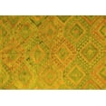 thumbnail image 1 of Ahgly Company Indoor Rectangle Southwestern Yellow Country Area Rugs, 8' x 10', 1 of 4
