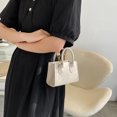 thumbnail image 1 of Mini Bolso bandolera de cuero para mujer a la moda, Bolsas de mano con asa superior para mujer, 1 of 5