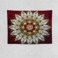 thumbnail image 2 of Printed Mandala Lotus Tapestry Wall Hanging – Boho Wall Art Decor for Bedroom, Living Room, and Apartment, 2 of 7