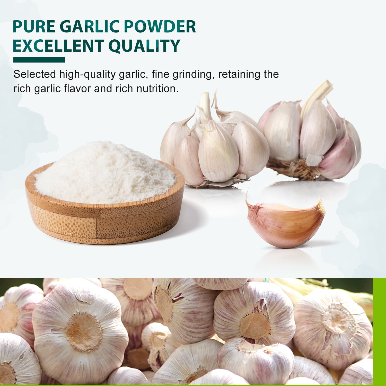 Soeos Garlic Powder (3.7 oz) – Pure Garlic Seasoning for Cooking, Marinades, Soups & Meats, No Additives