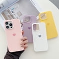 thumbnail image 2 of Love Heart Soft Phone Case For iPhone 15 11 12 13 14 Pro Max Mini XS Max X XR 7 8 Plus SE Shockproof Bumper Silicone Back Cover Red For iPhone 11Pro Max, 2 of 6