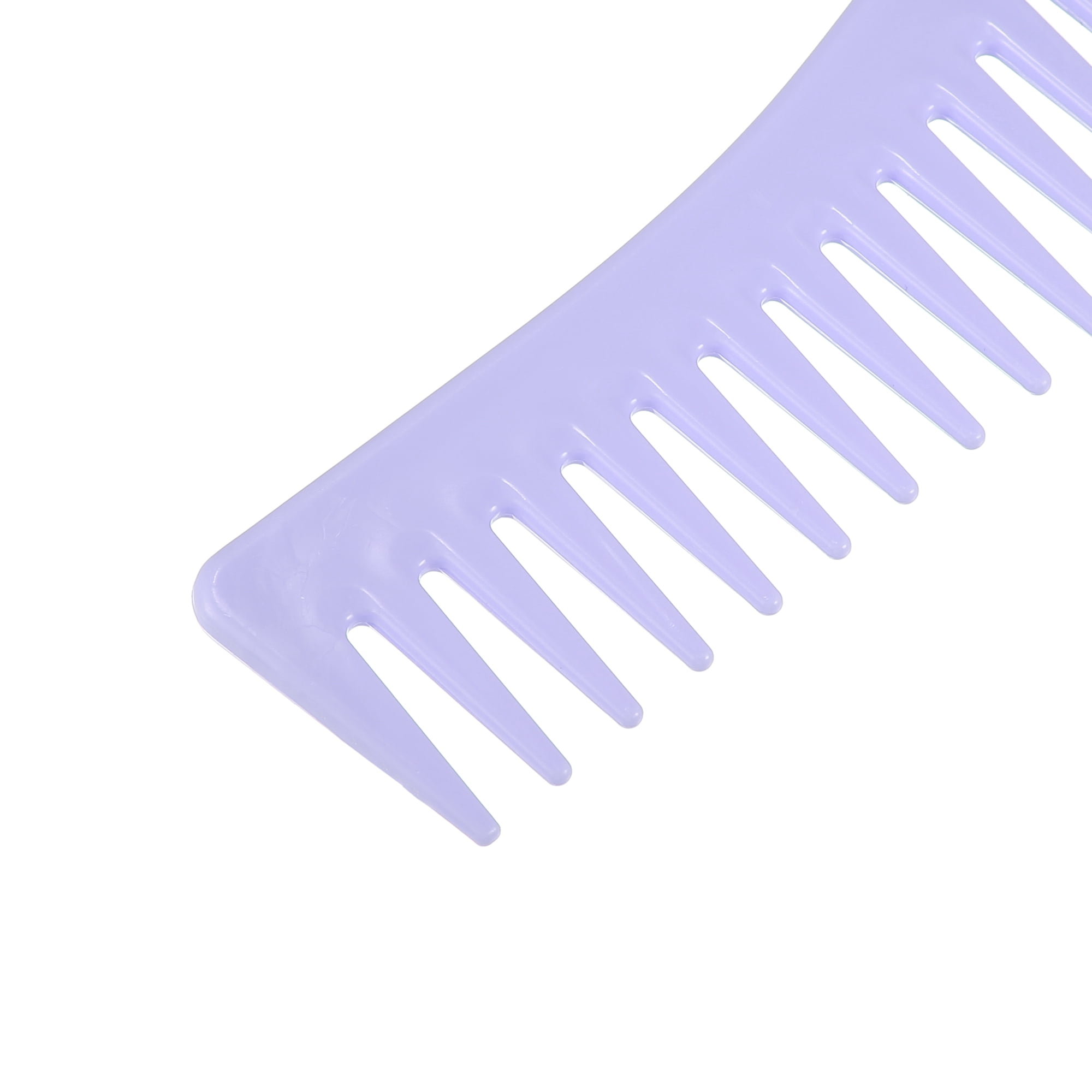 Unique Bargains Wide Tooth Hair Comb All Purpose Detangling Plastic Purple
