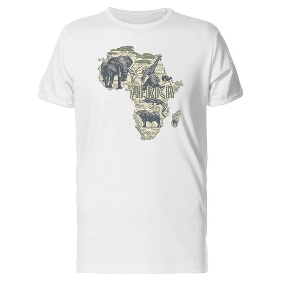 Continent Of Africa Tee Men's -Image by Shutterstock