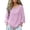 Purple, variant on Womens Tops Cotton Linen Long Sleeve Shirt Casual Plain Spring Summer T-Shirts Oversized Loose Ladies Elegant Baggy Tunic Top