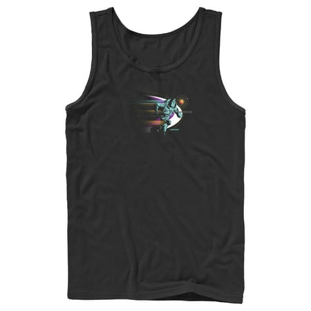Men s Lightyear Buzz Running Tank Top Black X Large