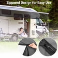 thumbnail image 2 of LAGarden 8x19' RV Awning Sun Shade Screen Black Mesh UV Blocker RV Awning Shade for Camping Trailer Camper Patio Outdoor LAGarden Modern, 2 of 9