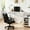 White#1, variant on Double Size Home Office Desks, Folding Computer Desk, with Monitor Shelf for Small Space, Home Office, Study, Walnut, Black,Walnut Office Desks,Mdf,Steel Computer Desks