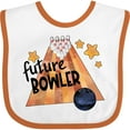 thumbnail image 3 of Inktastic Future Bowler Bowling Ball and Pins Boys or Girls Baby Bib, 3 of 4