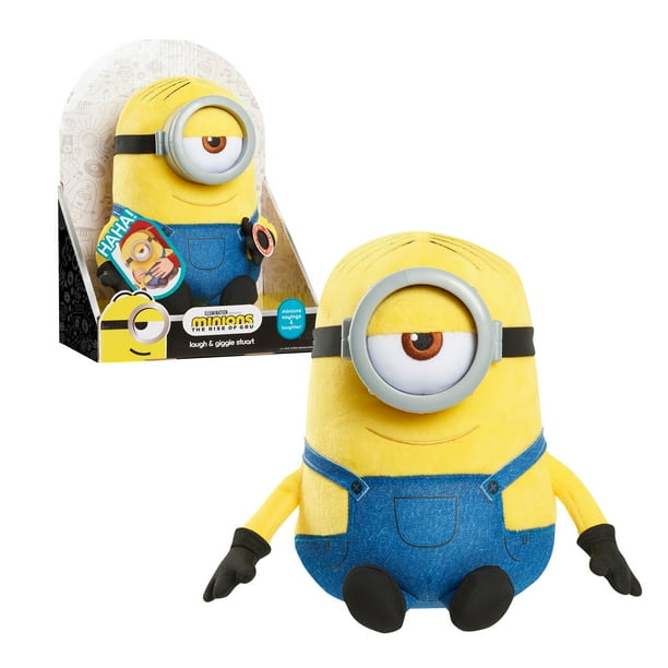 Illumination S Minions The Rise Of Gru Laugh Giggle Stuart Plush Plush Simple Feature Ages 3 Up By Just Play Walmart Com Walmart Com