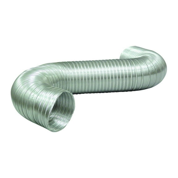 Deflect-O Jordan 19 in. L X 7 in. D Black/Silver Aluminum Dryer and Vent Hose