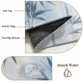 thumbnail image 2 of Blue Spring Botanical Round Rug 4ft Washable Circle Entryway Rugs Non Slip Pastoral Summer Leaf Area Rug Indoor Floor Carpet for Bedroom Kitchen Living Room Home Office Dining Room Nursery, 2 of 8