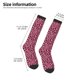 thumbnail image 2 of Fotbe Rose Leopard Print Calcetas Divertidas Estampadas para Hombre y Mujer, Calcetas de Algodón hasta la Rodilla para Caminar, Correr, Enfermería y Embarazo, 2 of 6