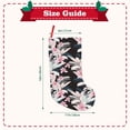 thumbnail image 3 of Lsque Orchids Flowers Pattern 18 Inch Christmas Stockings, Festive Holiday Stocking for Christmas Decorations Holiday Decor, 3 of 7