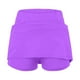 thumbnail image 3 of Pantalones cortos de playa para mujer 2025: mezcla de poliéster y spandex de malla, cierre con cordón, elásticos y de secado rápido, adecuados para vacaciones/baño., 3 of 3