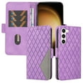 thumbnail image 2 of Feishell Flip Wallet Case for Samsung Galaxy A15,Premium PU Leather Full Protection Magnetic Clasp Folio Flip Kickstand ID Credit Card Slots Shock Absorption Wallet Phone Case,Purple, 2 of 11